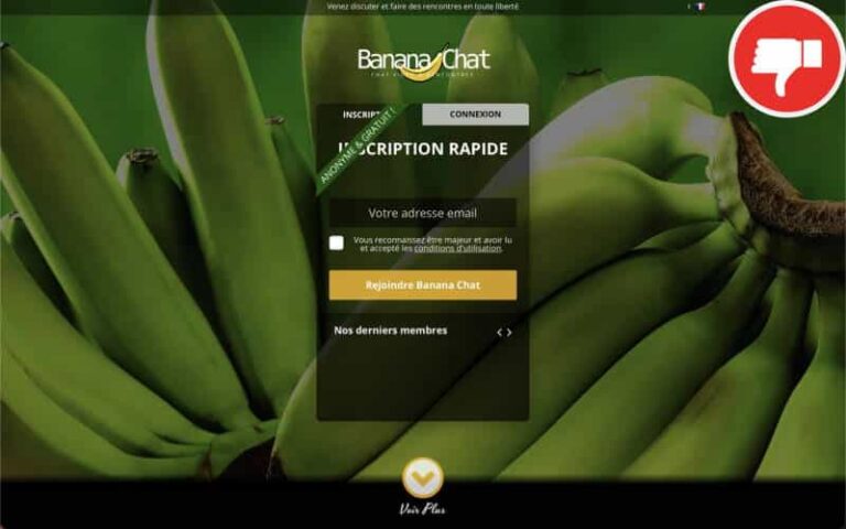 Banana-Chat.com est-il réel ?  Bien sûr que non!